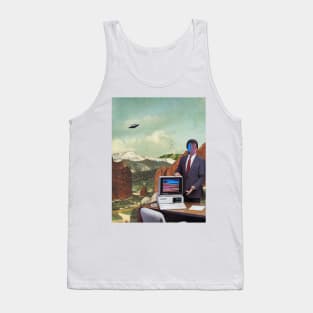 Going Home - Surreal/Collage Art Tank Top